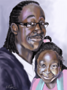 iPad 2 Portrait from photography 2012